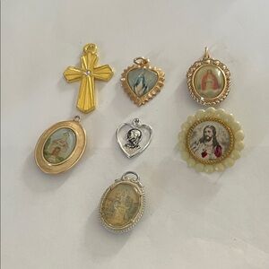 Vintage Religious Pendants Collection